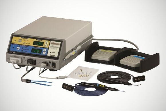Dispositivo de ondas de rádio para remover papilomas
